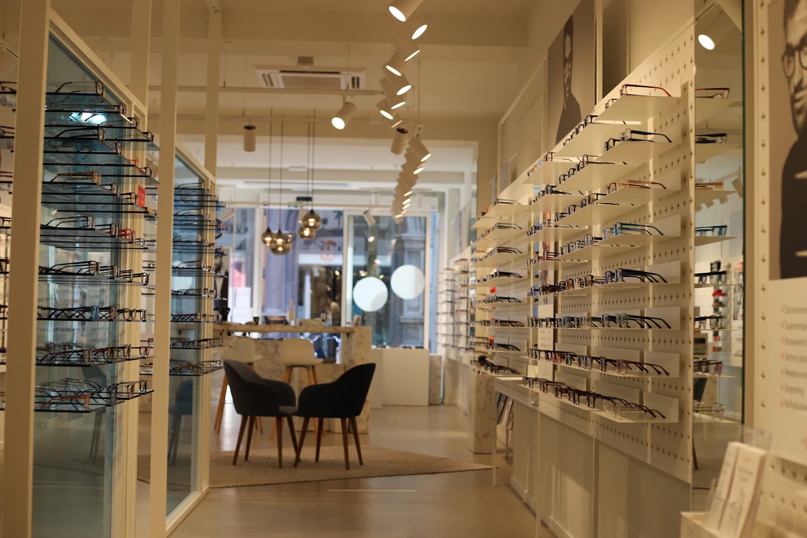 Boutique optical store interior showing how to find an independent luxury optical boutique near you