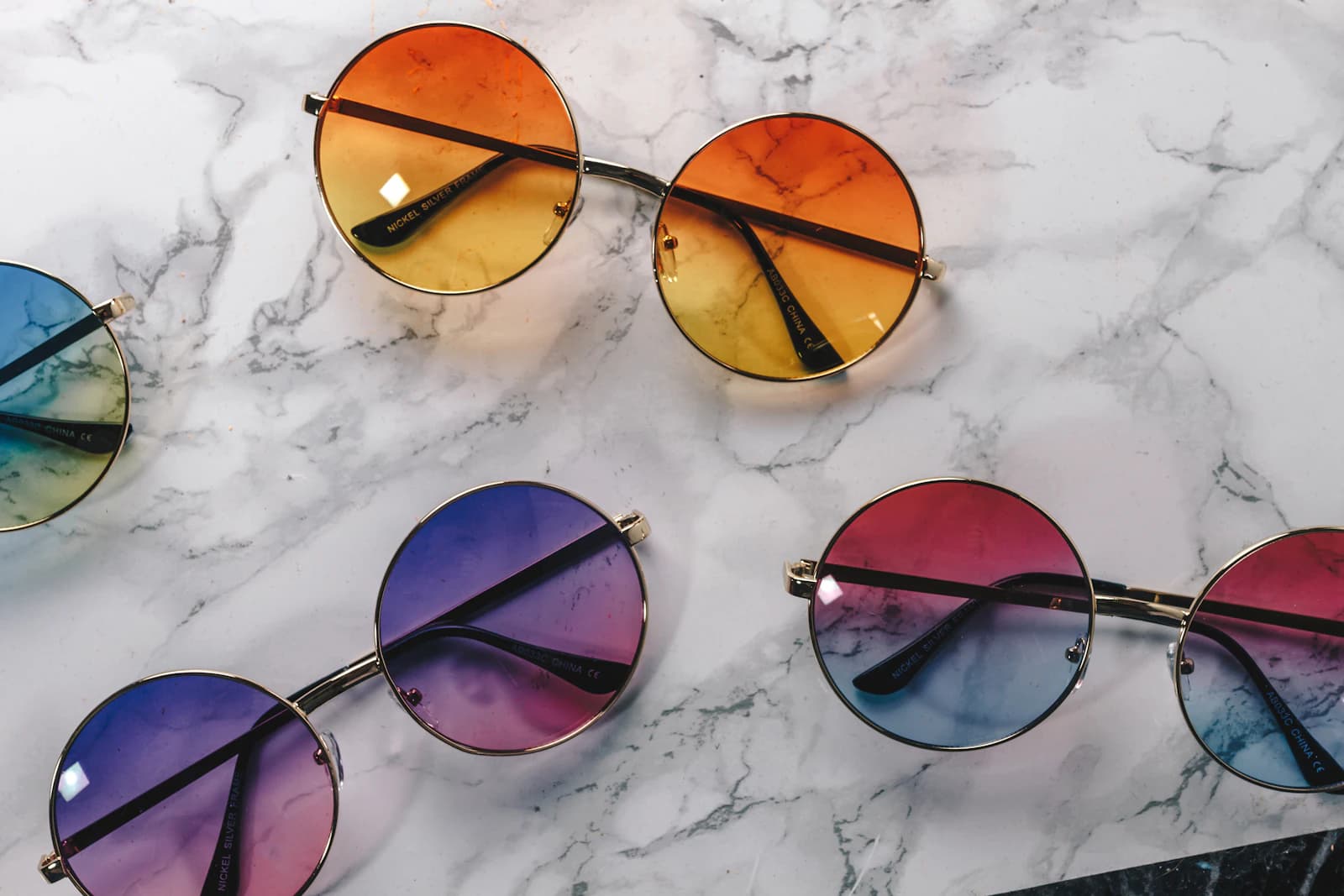 Tinted lens fashion eyewear illustrating the lens tint pairing guide for matching tint colors with frame styles