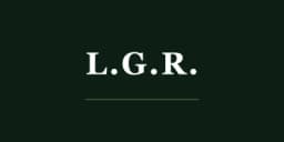 L.G.R. independent eyewear brand logo
