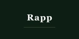 Rapp independent eyewear brand logo