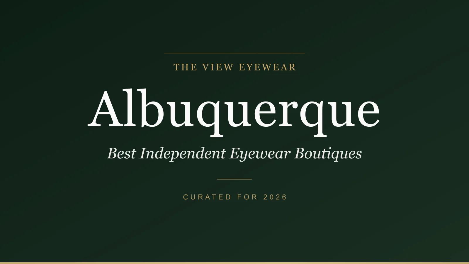 Best independent eyewear boutiques in Albuquerque New Mexico carrying Lindberg Salt. and designer frames near Nob Hill