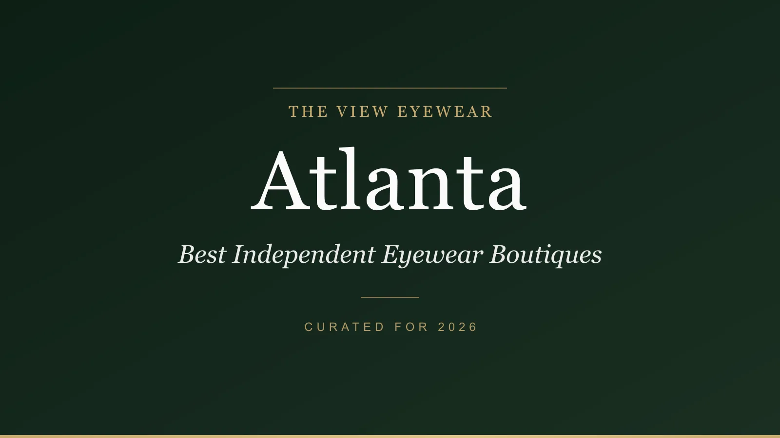 Best independent eyewear boutiques in Atlanta Georgia carrying Lindberg Jacques Marie Mage and Gazal frames