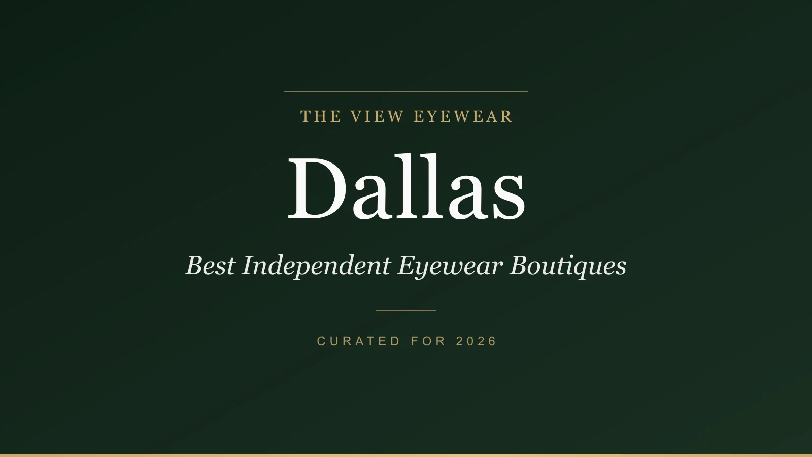 Best independent eyewear boutiques in Dallas Texas carrying Jacques Marie Mage DITA and Lindberg designer frames