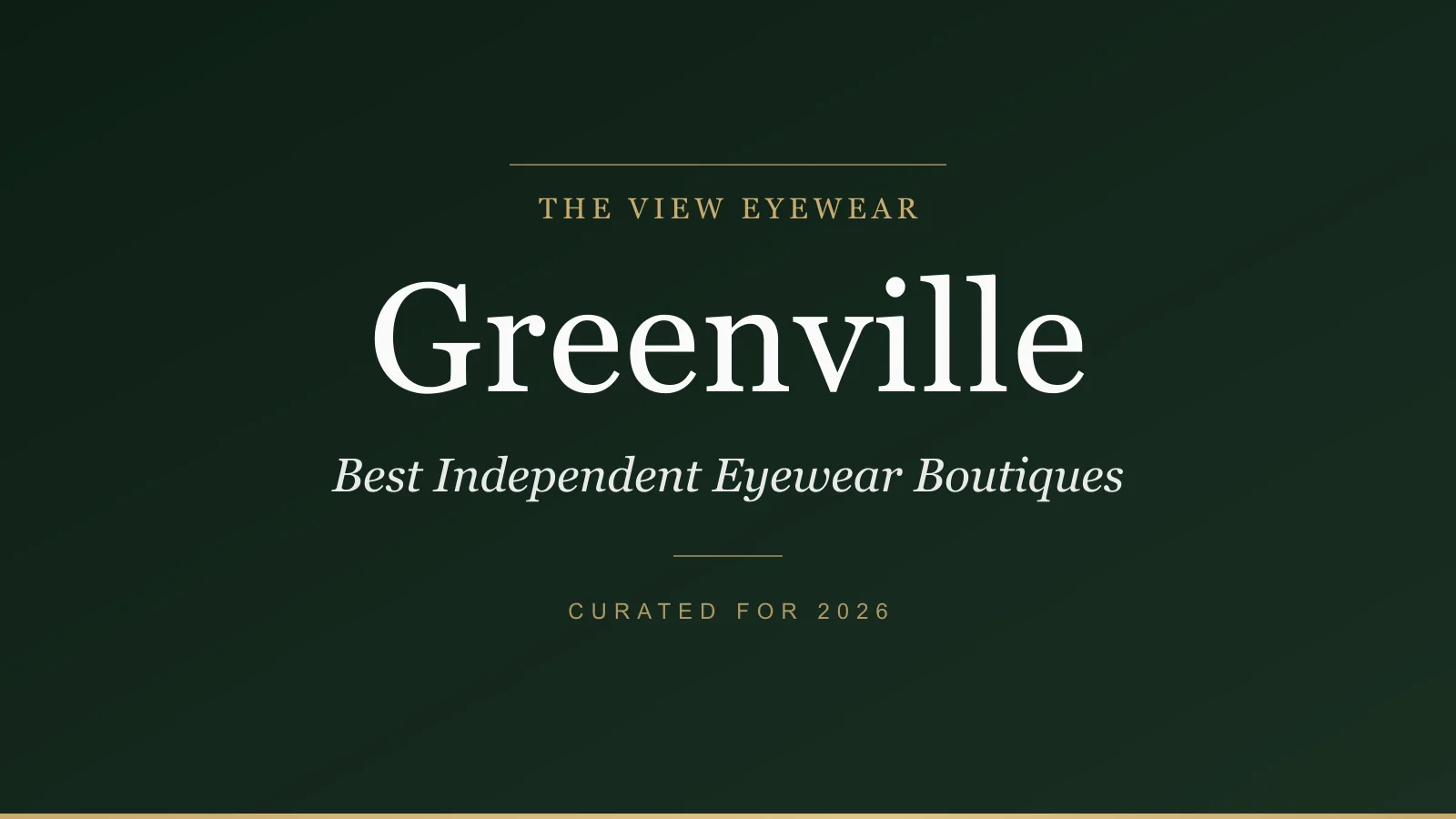 Best independent eyewear boutiques in Greenville South Carolina carrying Lindberg Jacques Marie Mage and European designer frames downtown