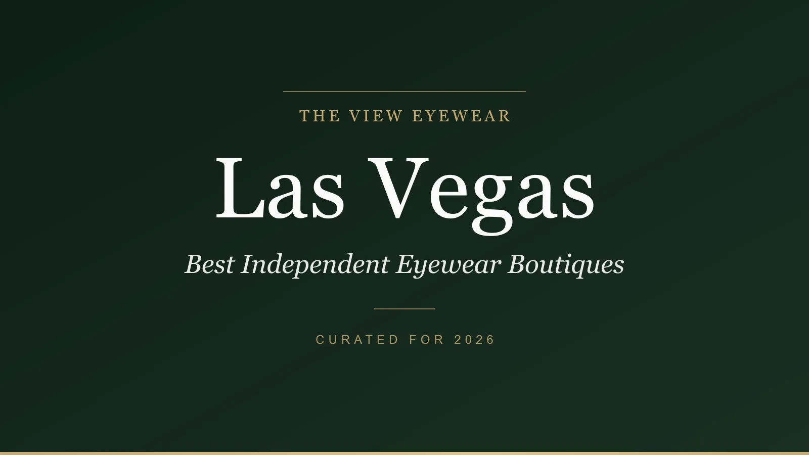 Best independent eyewear boutiques in Las Vegas Nevada carrying DITA Oliver Peoples and designer frames in Summerlin