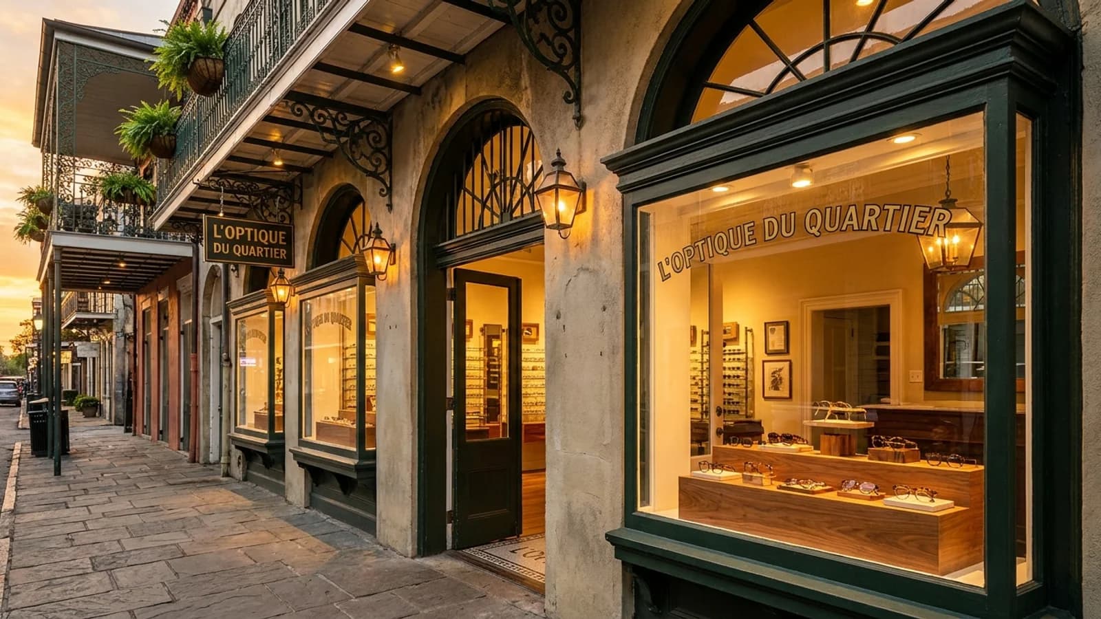 Best independent eyewear boutiques in New Orleans Louisiana carrying DITA Lindberg and French designer frames on Magazine Street