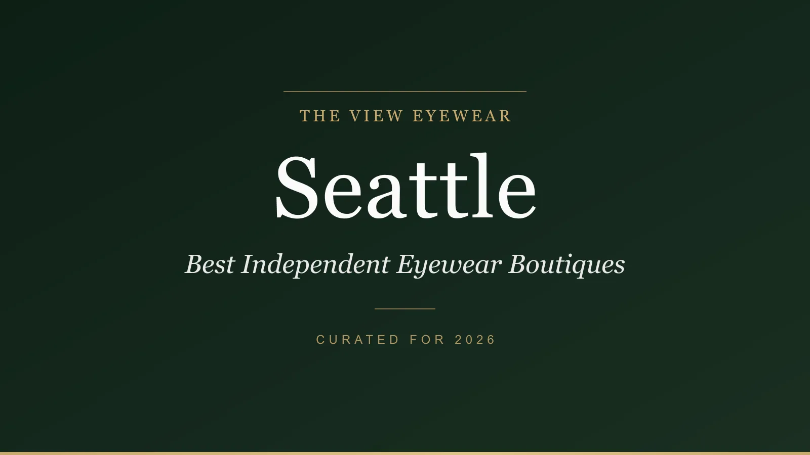 Best independent eyewear boutiques in Seattle Washington carrying Lindberg Andy Wolf and Jacques Marie Mage frames