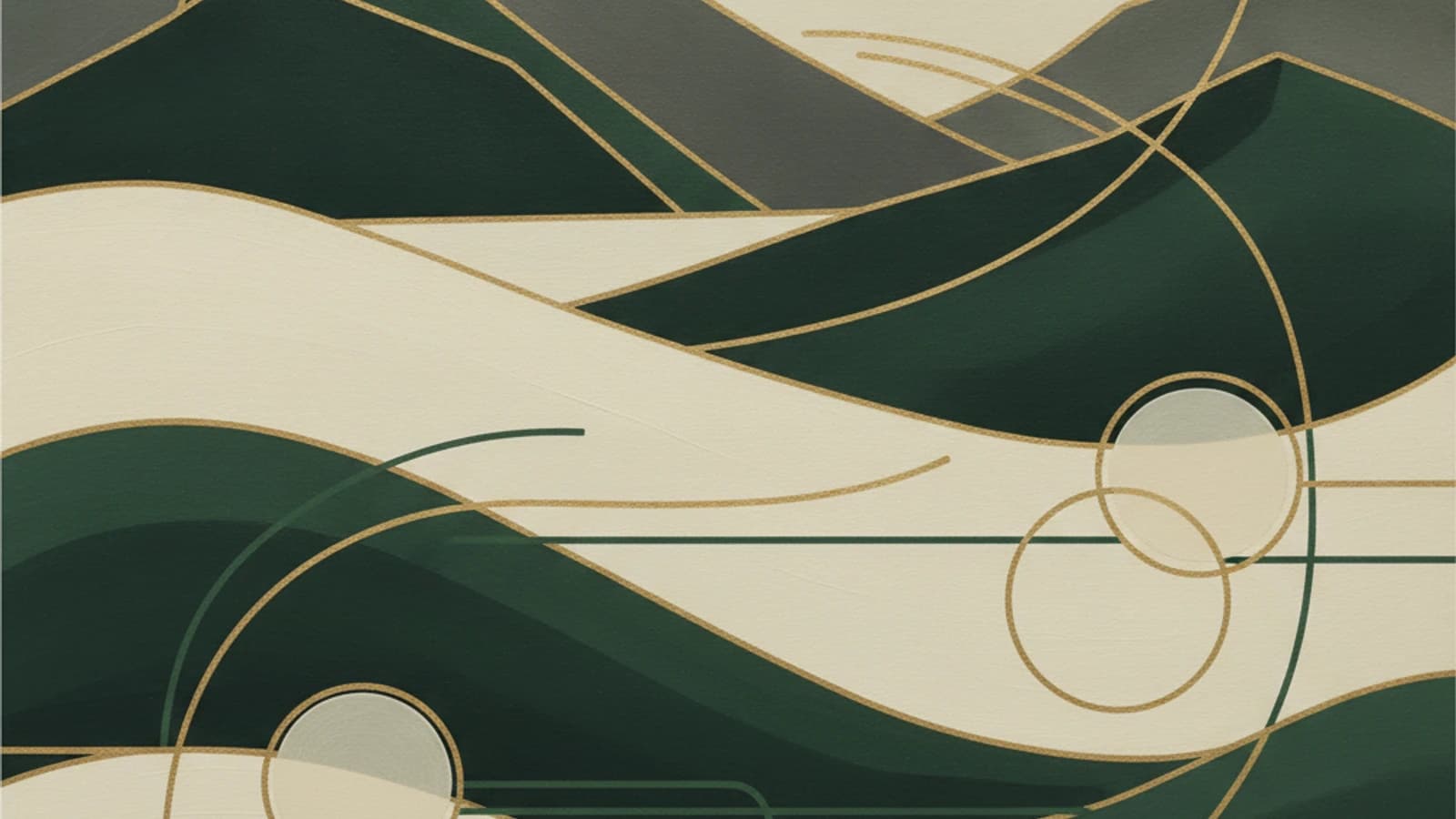 Abstract editorial illustration of Wyoming eyewear scene