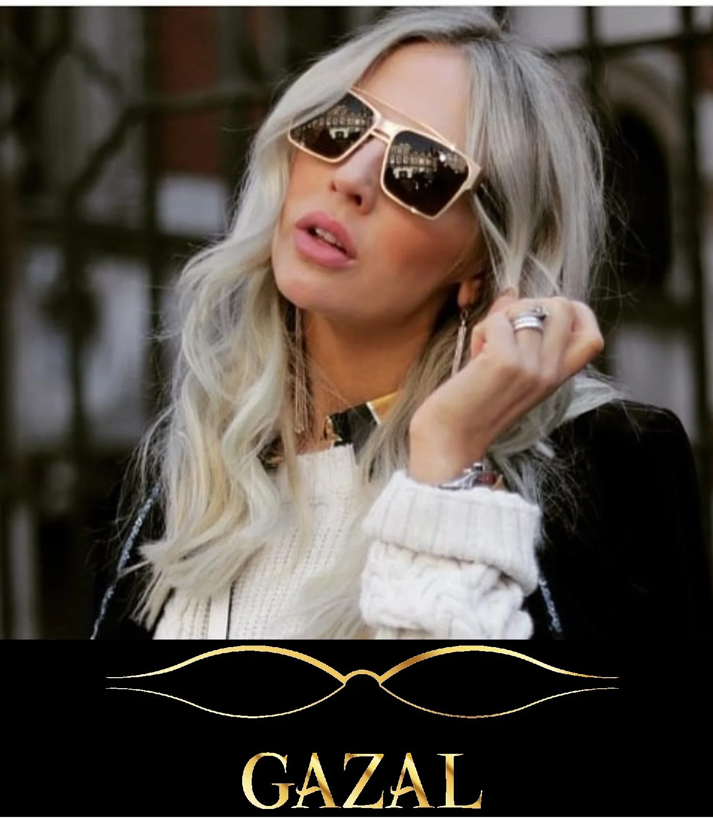 Gazal Eyewear bold colorful designer sunglasses