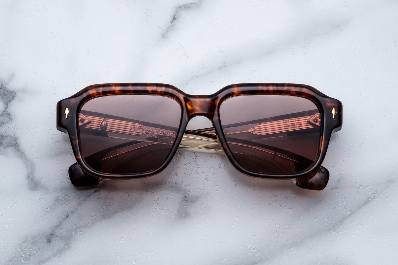 Jacques Marie Mage Vivienne sunglasses in argyle acetate showing how independent brands are reshaping luxury optical