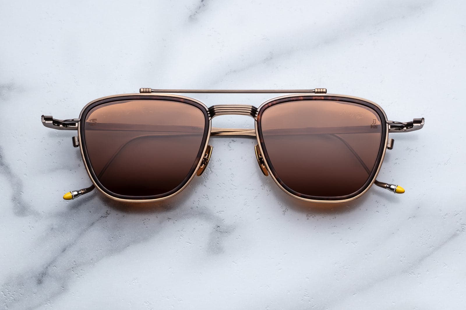 Limited-edition Jacques Marie Mage sunglasses representing the kind of trunk show release boutique opticals offer