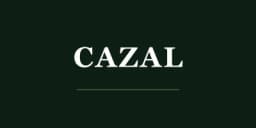 CAZAL logo — iconic bold gold German frames with hip-hop heritage