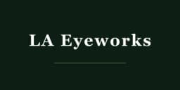 LA Eyeworks logo — bold art-driven Los Angeles eyewear originals since 1979
