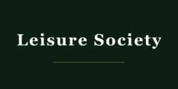 Leisure Society logo — American 12K and 18K gold-plated luxury eyewear