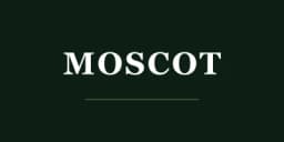MOSCOT logo — New York City heritage eyewear since 1899