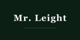 Mr. Leight logo — elevated titanium-first California eyewear