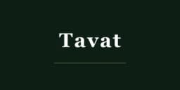 Tavat logo — Italian eyewear with signature soupcan-hinge engineering